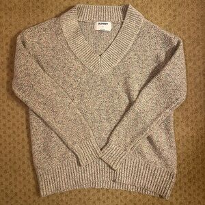 Old Navy Women's Speckled V-Neck Sweater